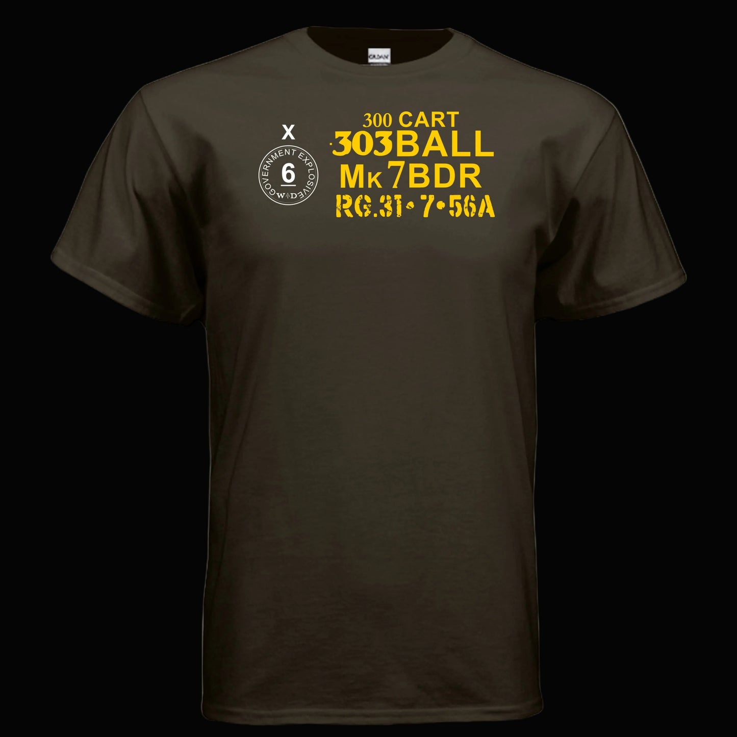 British 303 Ammo Can T Shirt Lee Enfield