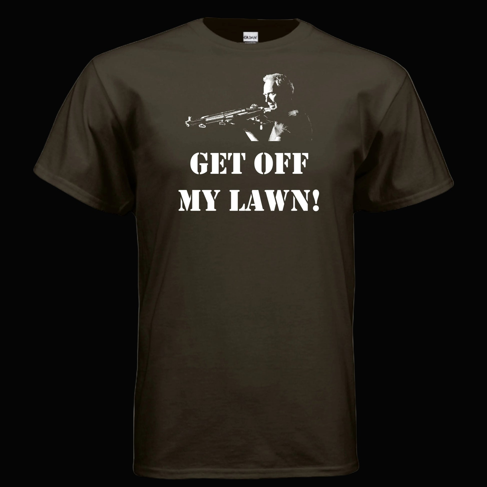 Clint Eastwood Gran Torino Get off My Lawn M1 Garand T Shirt