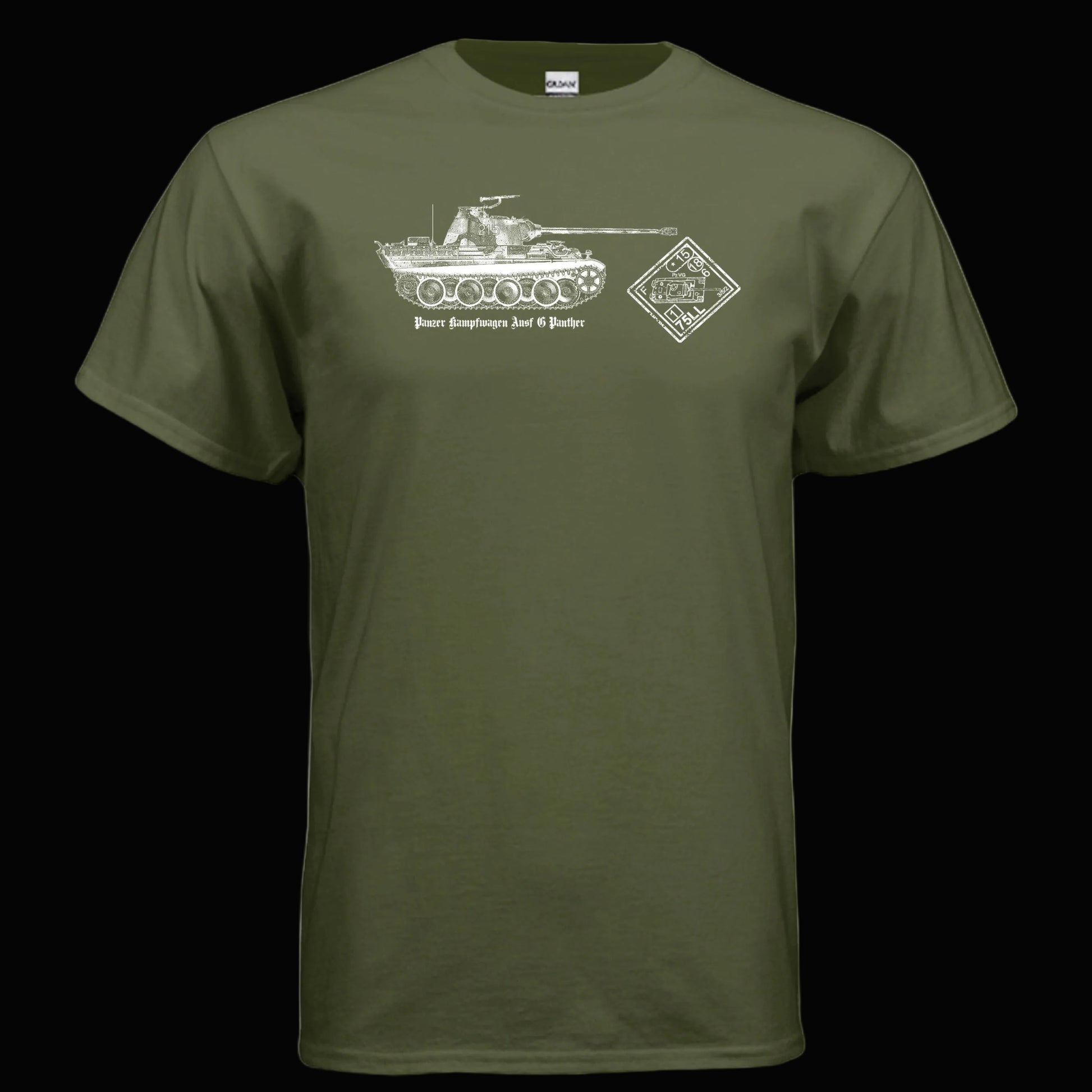 ASL Advanced Squad Leader Panther Tank T Shirt