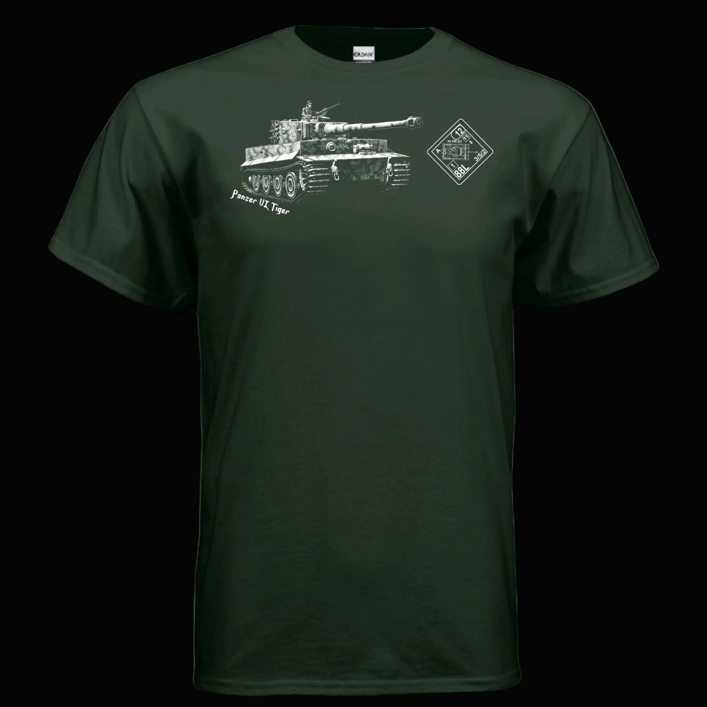 ASL Advanced Squad Leader Tiger Tank T Shirt