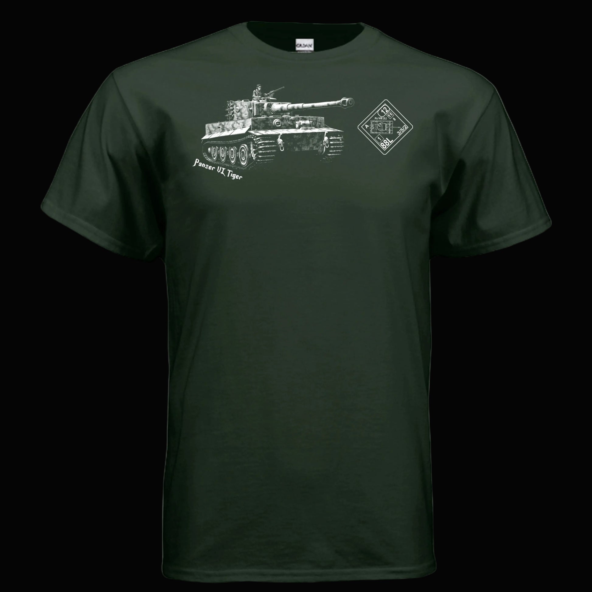 ASL Advanced Squad Leader Tiger Tank T Shirt