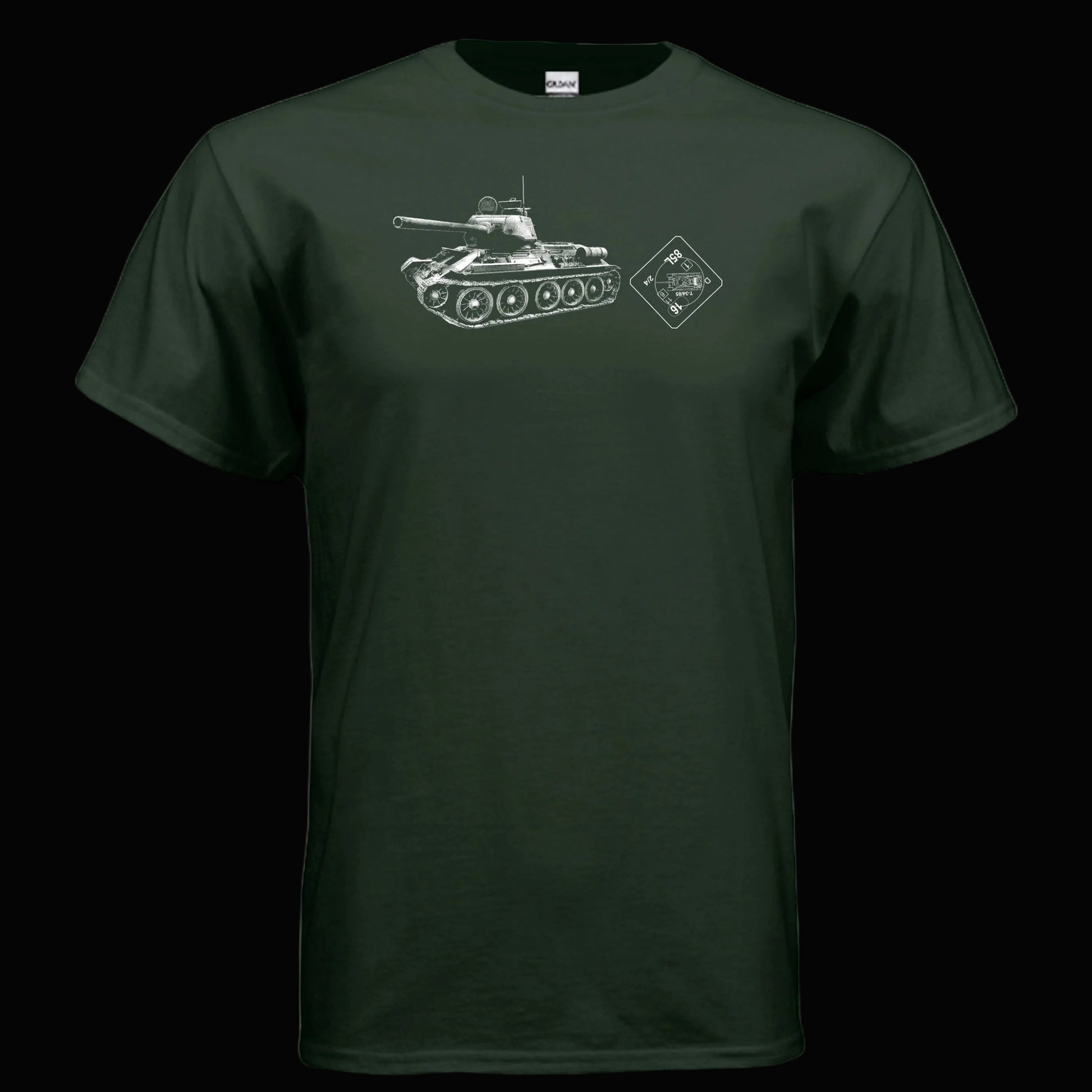 ASL Advanced Squad Leader T34 Tank T Shirt