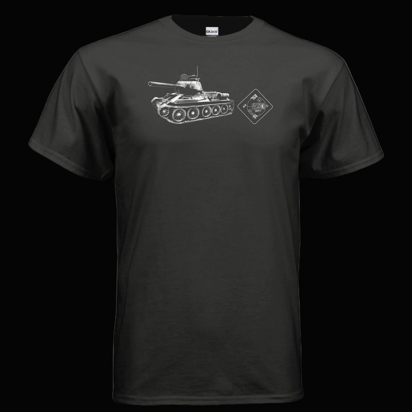 ASL Advanced Squad Leader T34 Tank T Shirt