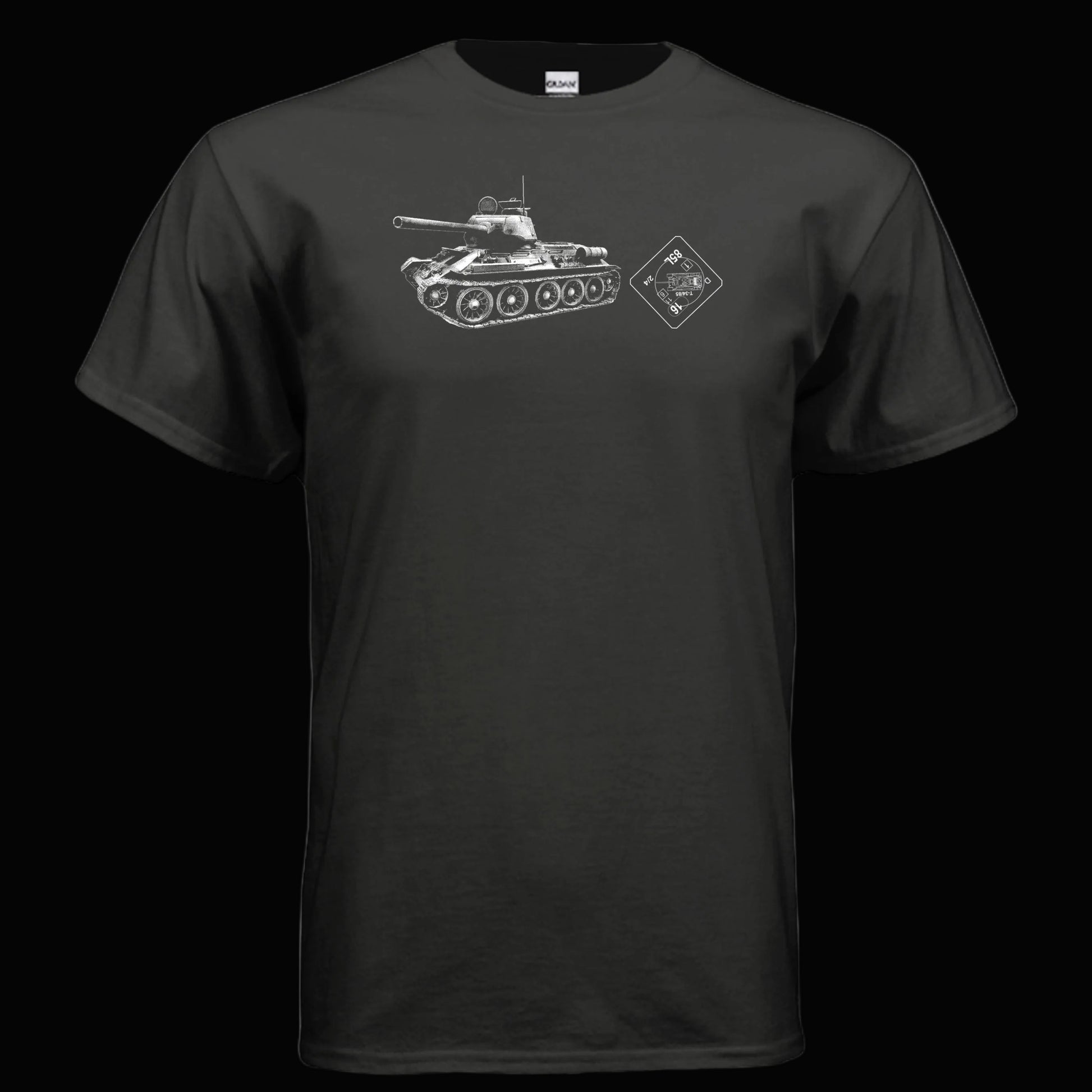 ASL Advanced Squad Leader T34 Tank T Shirt