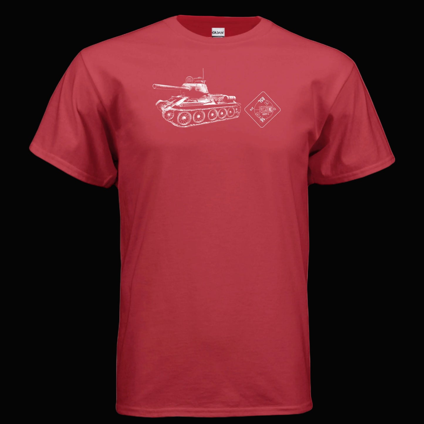 ASL Advanced Squad Leader T34 Tank T Shirt