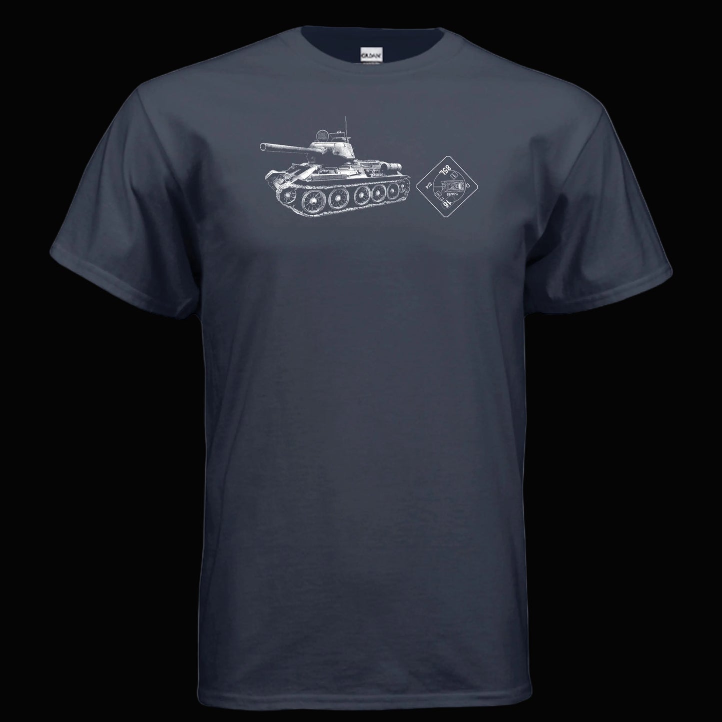 ASL Advanced Squad Leader T34 Tank T Shirt