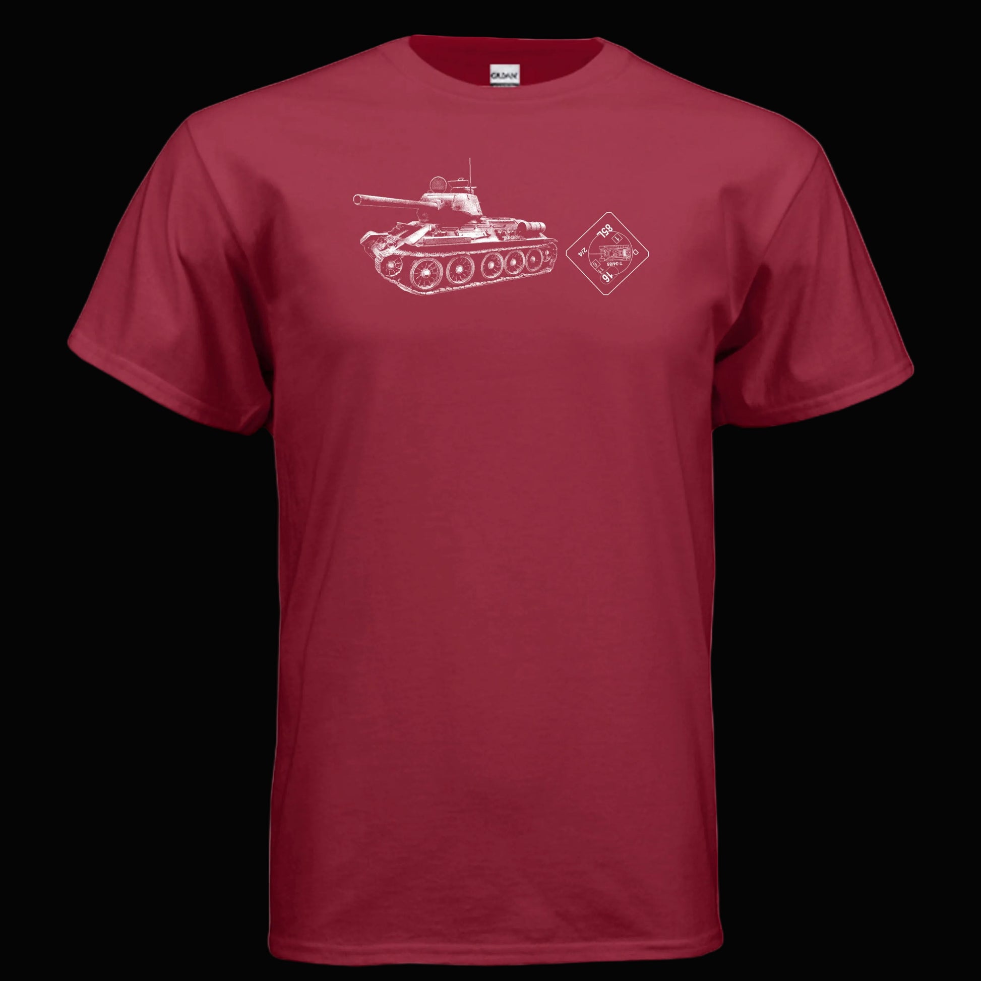 ASL Advanced Squad Leader T34 Tank T Shirt