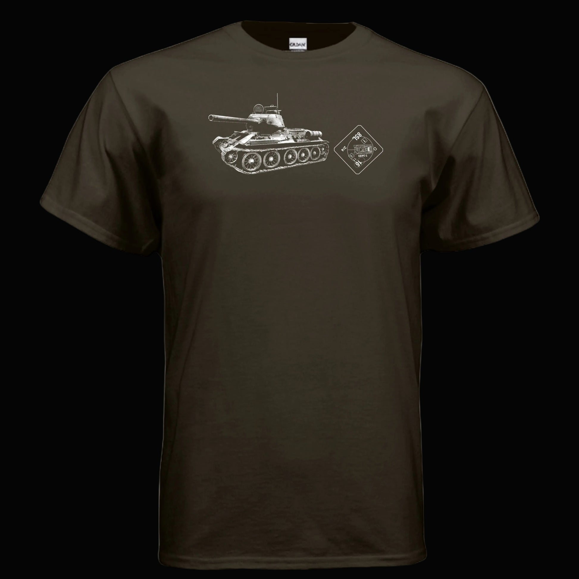 ASL Advanced Squad Leader T34 Tank T Shirt