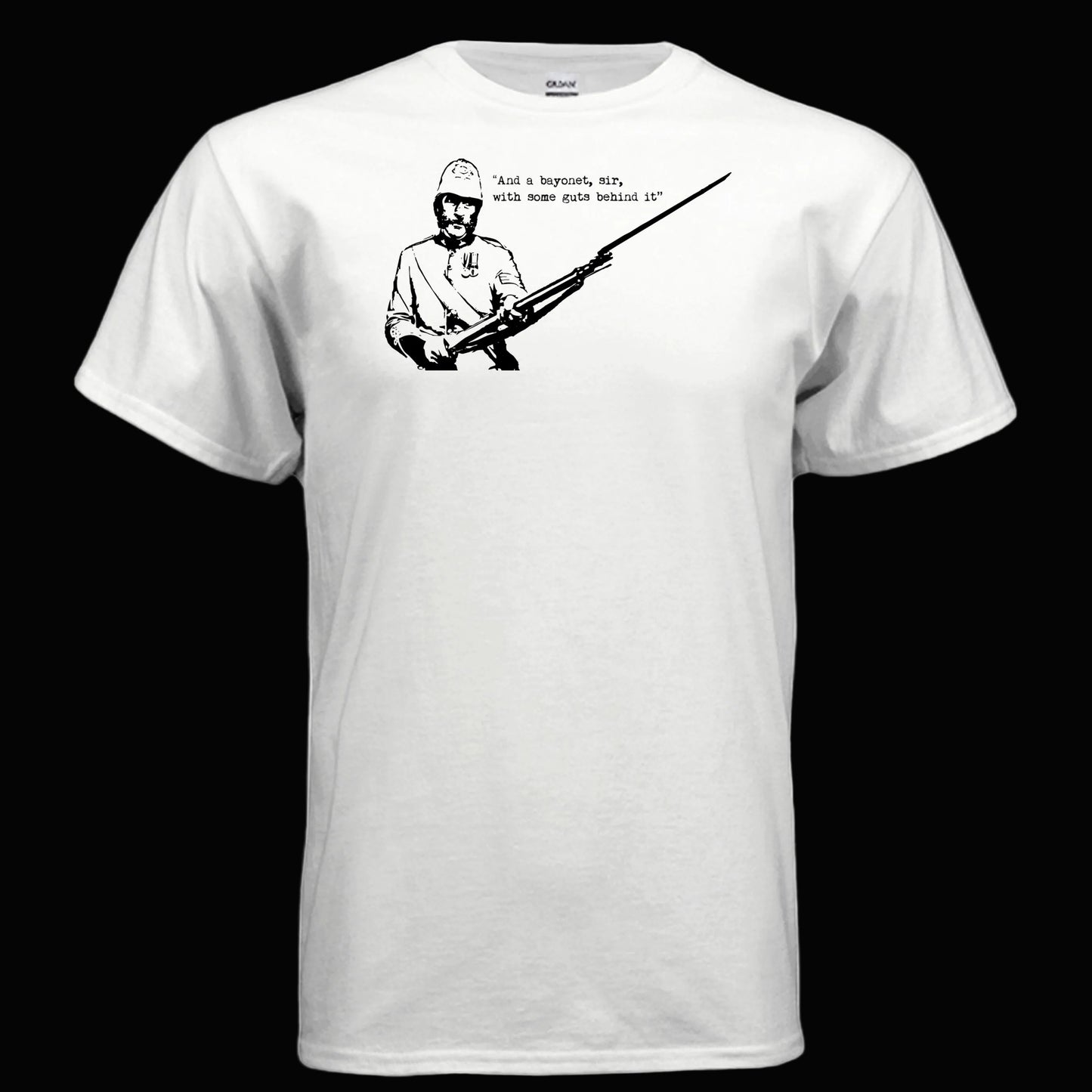 Zulu Movie T shirt Stg Bourne Martini Henry British Militaria