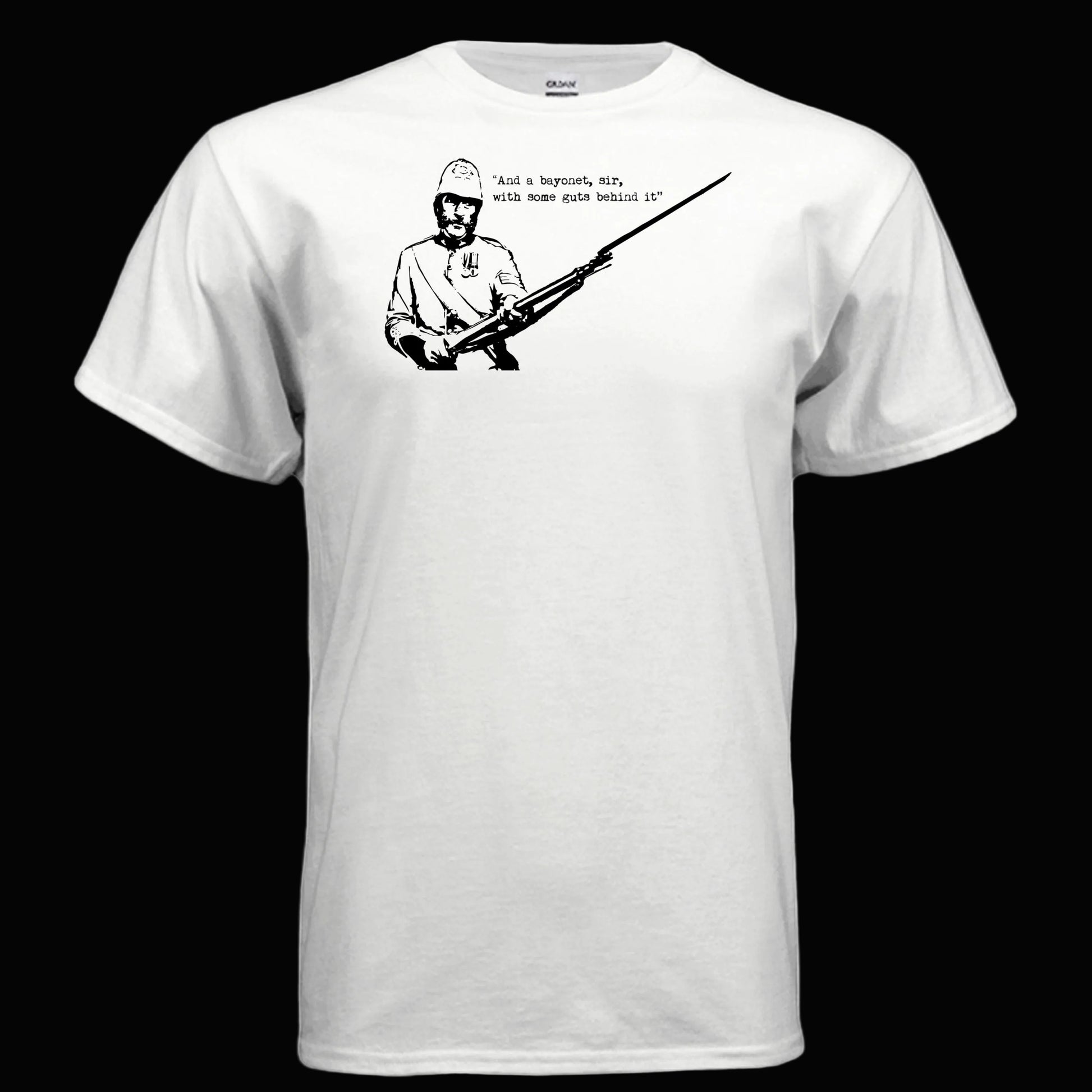 Zulu Movie T shirt Stg Bourne Martini Henry British Militaria