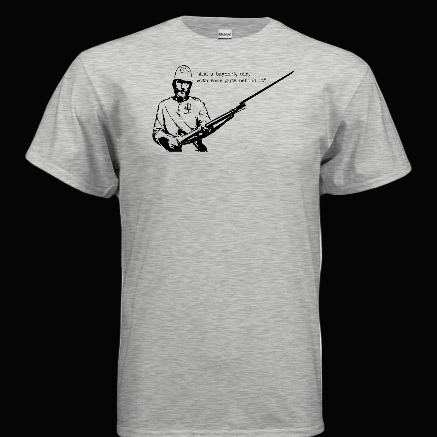 Zulu Movie T shirt Stg Bourne Martini Henry British Militaria