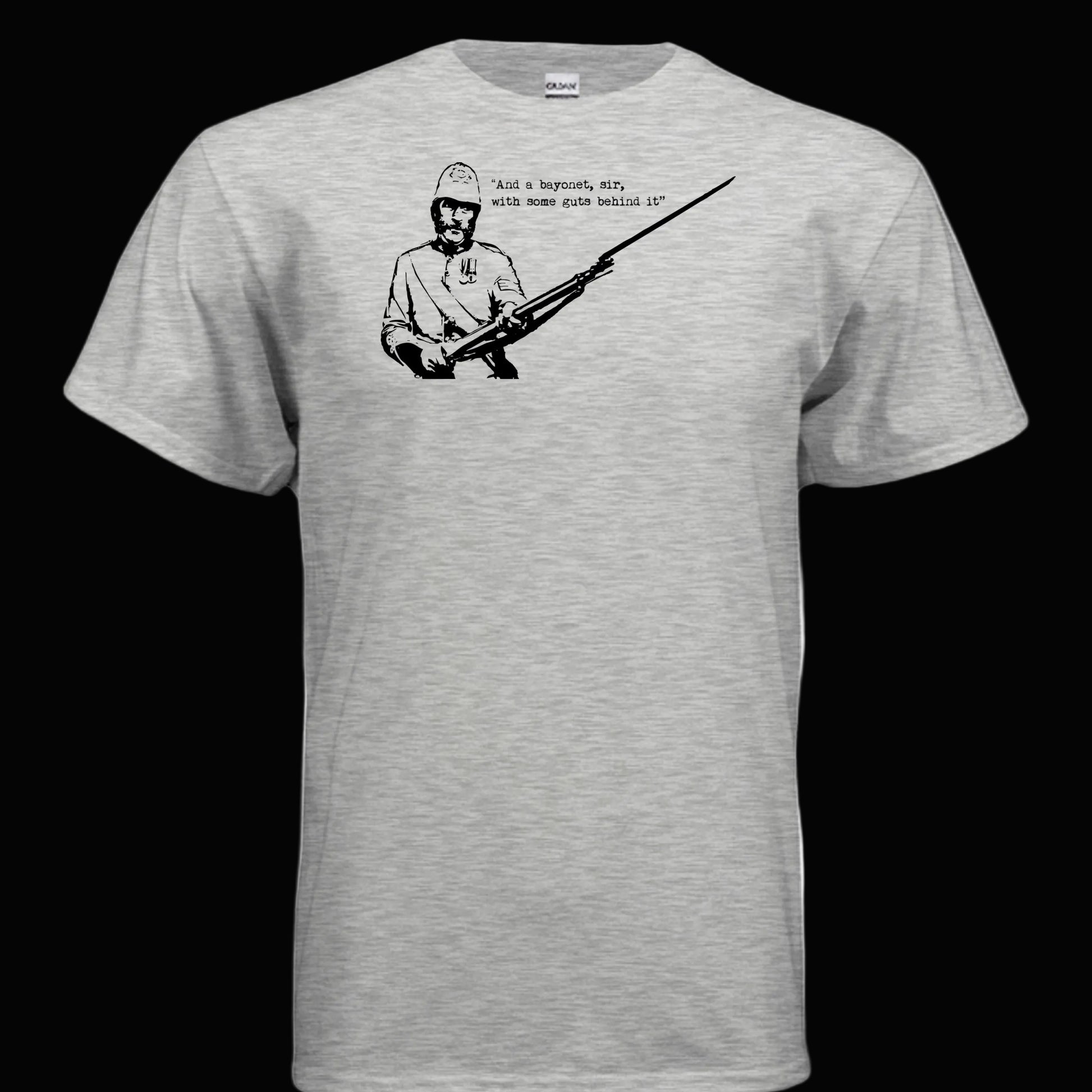 Zulu Movie T shirt Stg Bourne Martini Henry British Militaria