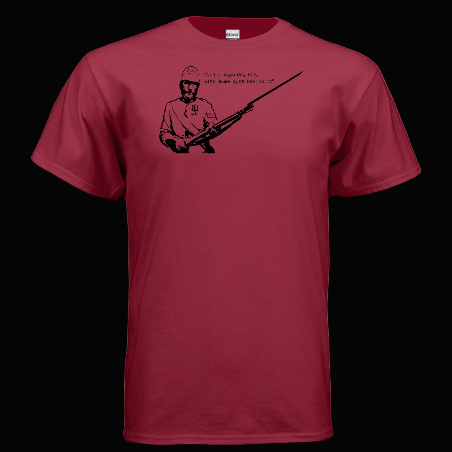 Zulu Movie Sgt Bourne Martini Henry T Shirt