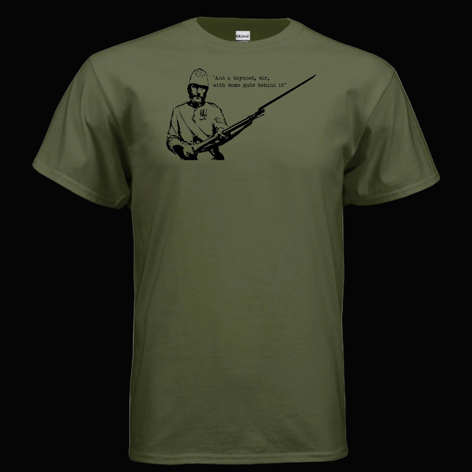 Zulu Movie Sgt Bourne Martini Henry T Shirt