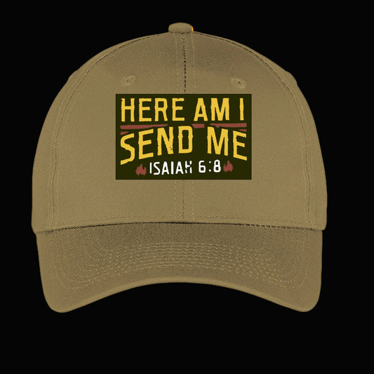 Isaiah 6-8 Here I Am Send Me hat
