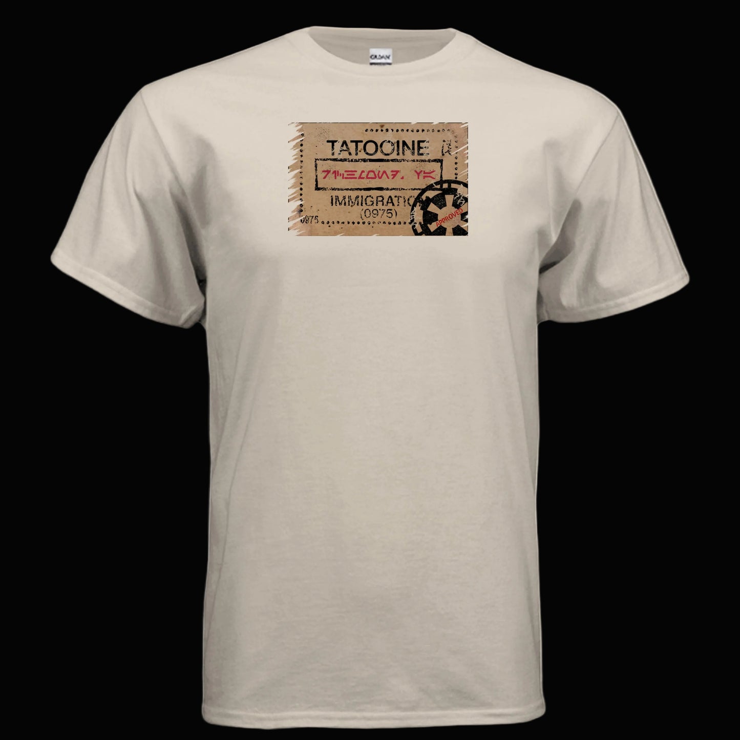 Star Wars Tatooine Passport Stamp T Shirt