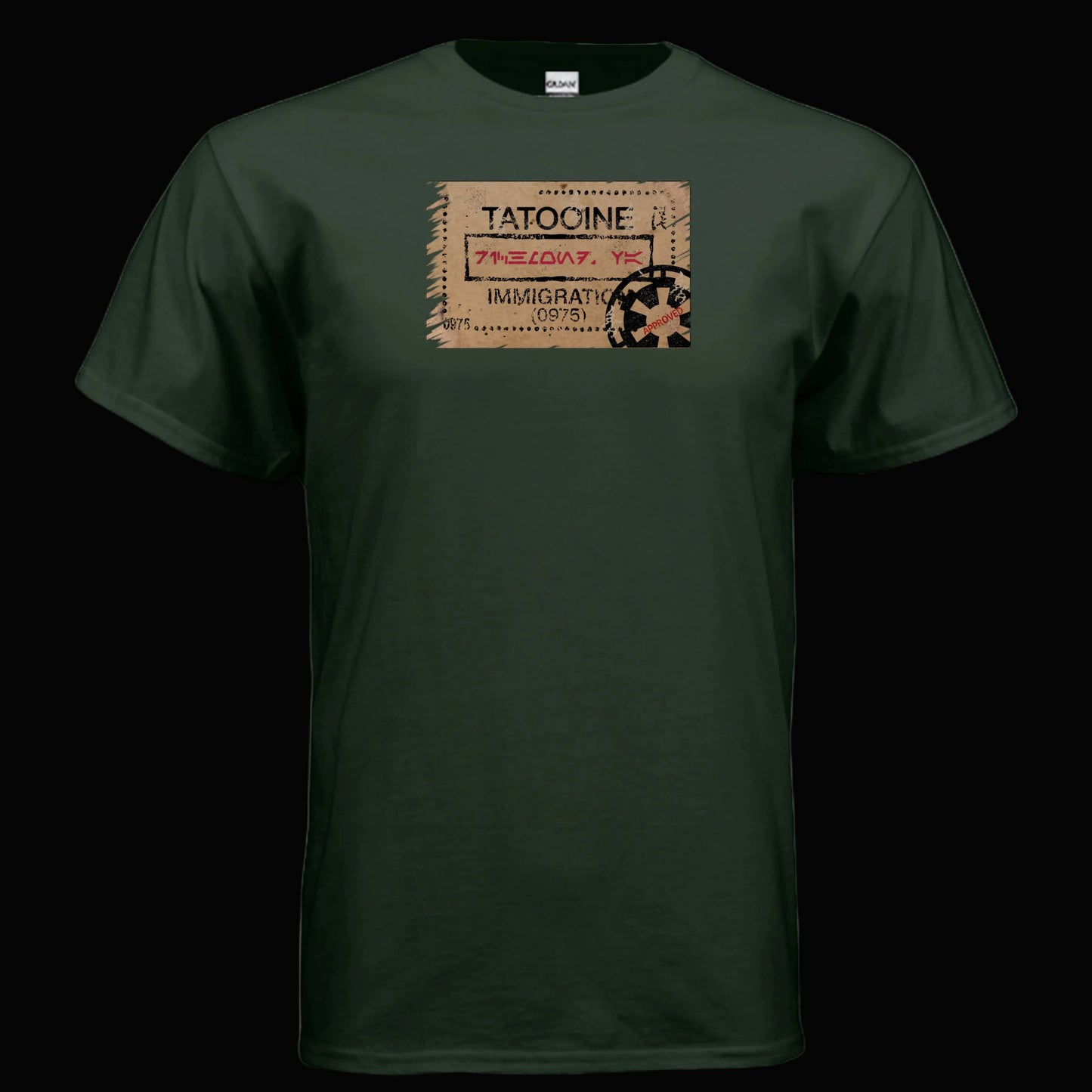 Star Wars Tatooine Passport Stamp T Shirt