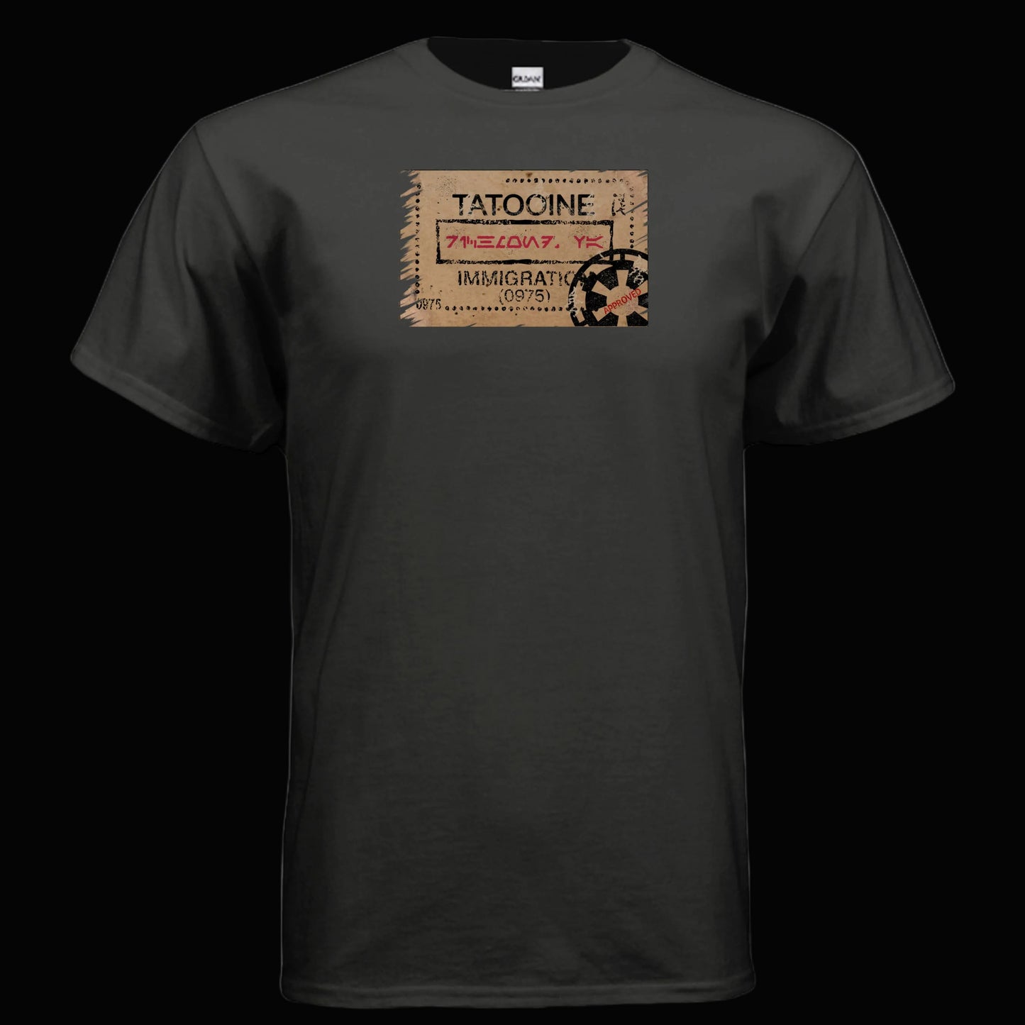 Star Wars Tatooine Passport Stamp T Shirt