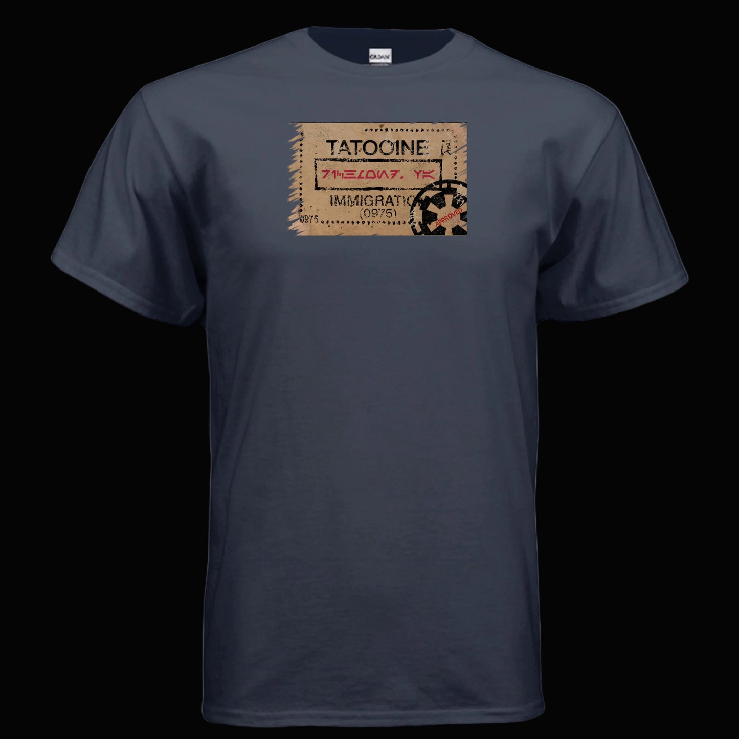 Star Wars Tatooine Passport Stamp T Shirt