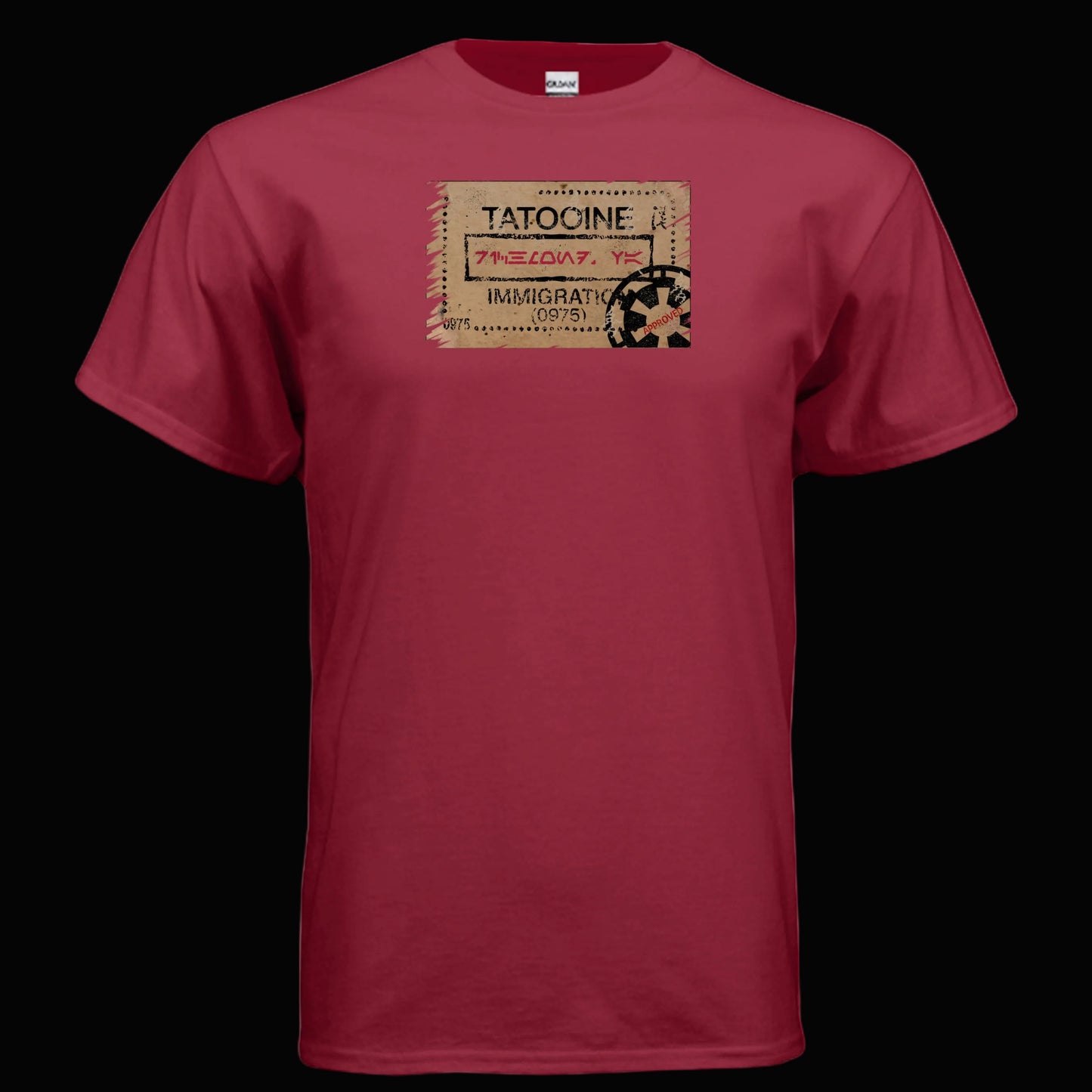 Star Wars Tatooine Passport Stamp T Shirt