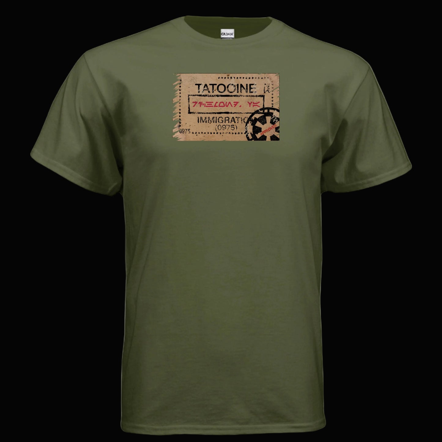 Star Wars Tatooine Passport Stamp T Shirt