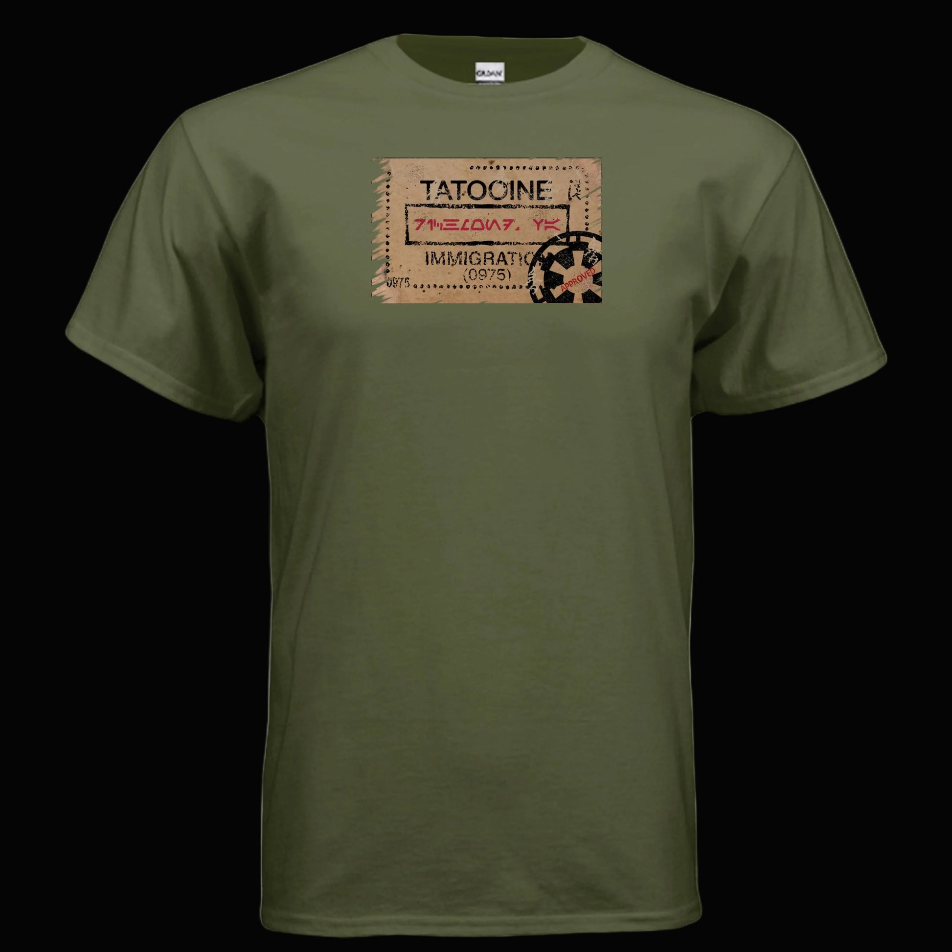 Star Wars Tatooine Passport Stamp T Shirt
