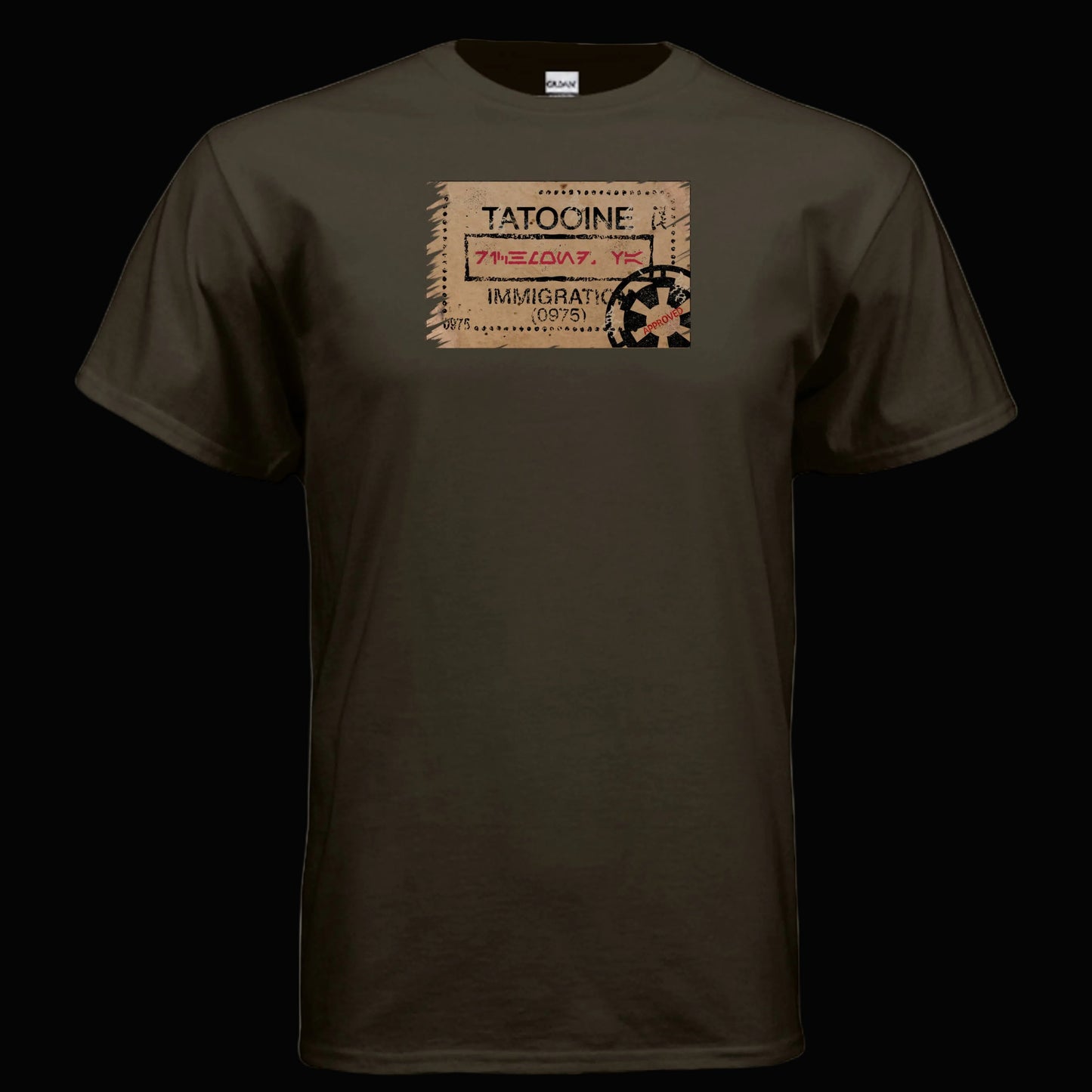 Star Wars Tatooine Passport Stamp T Shirt