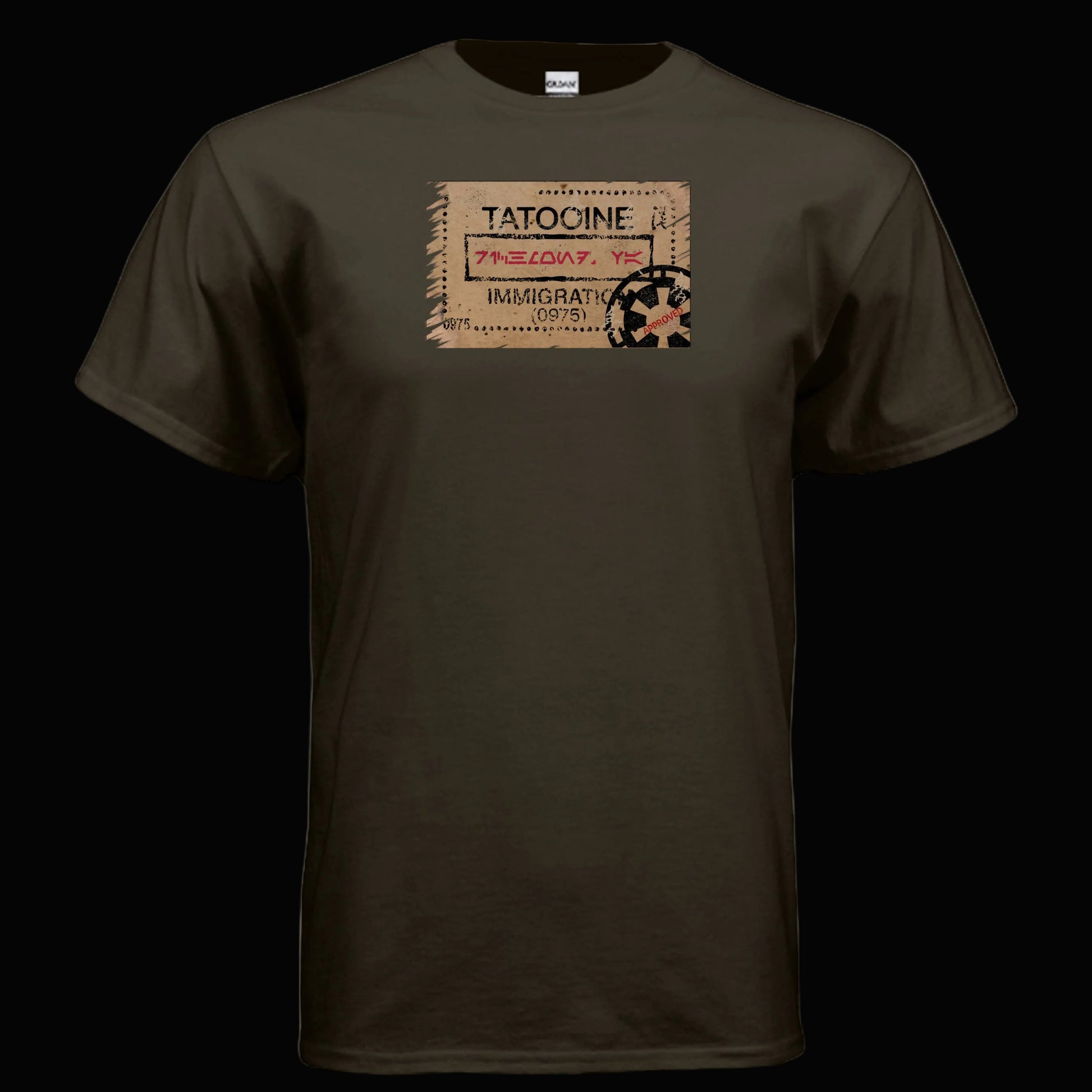 Star Wars Tatooine Passport Stamp T Shirt