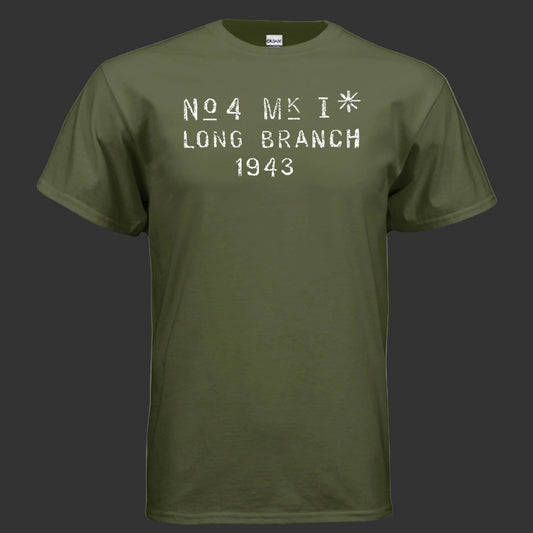 WWII Lee Enfield Long Branch Receiver Stamp T Shirt