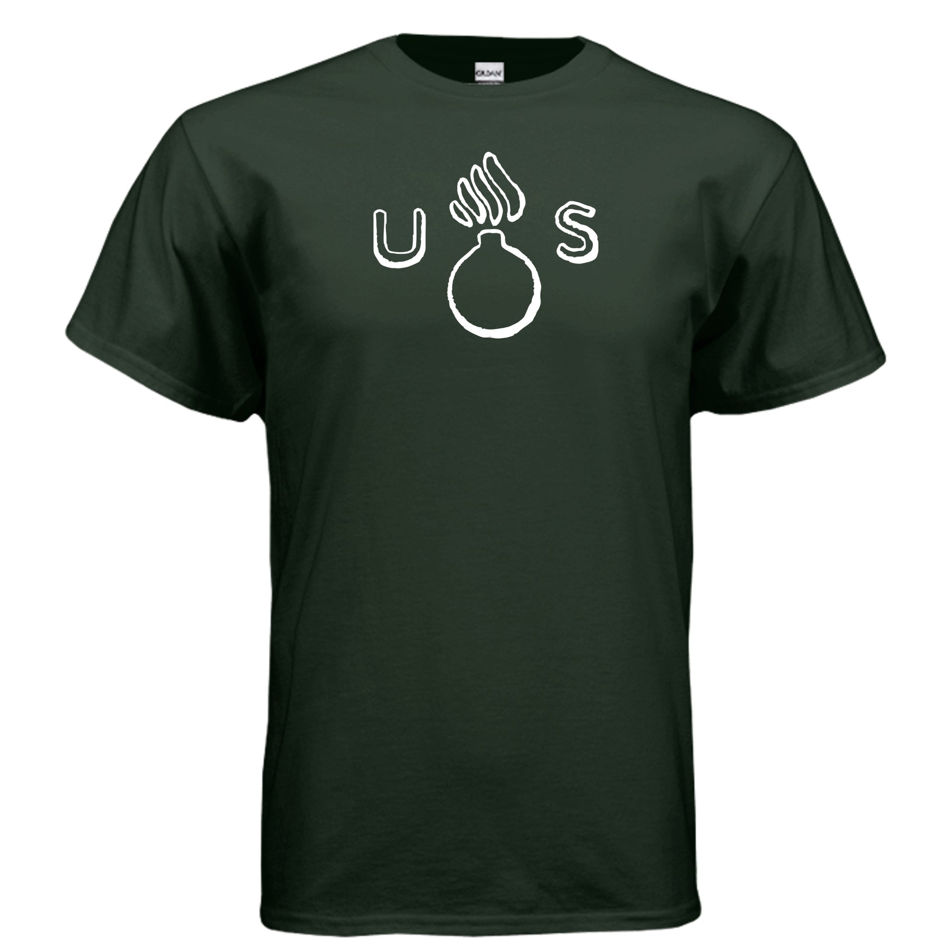 WWII US Flaming Bomb T Shirt