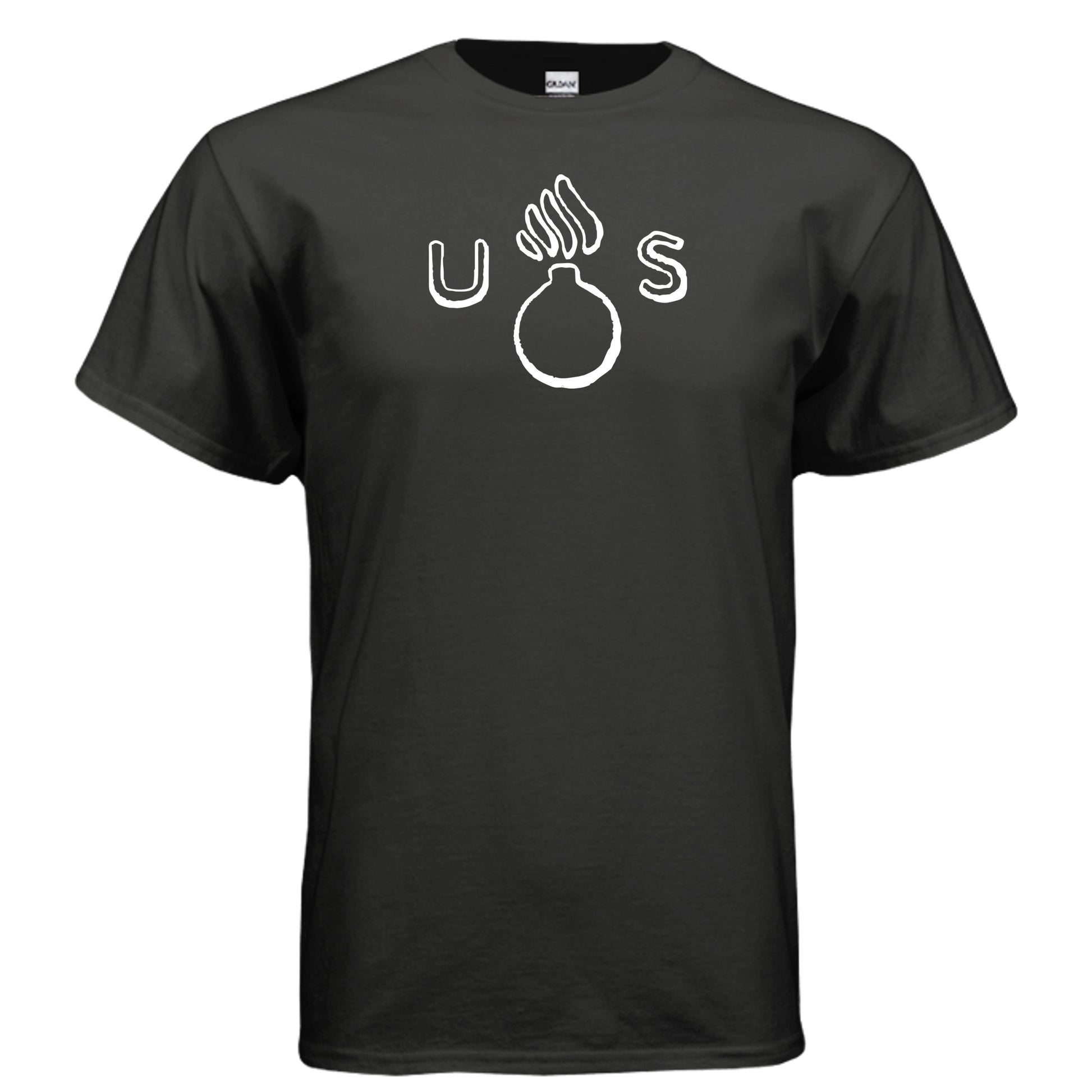 WWII US Flaming Bomb T Shirt