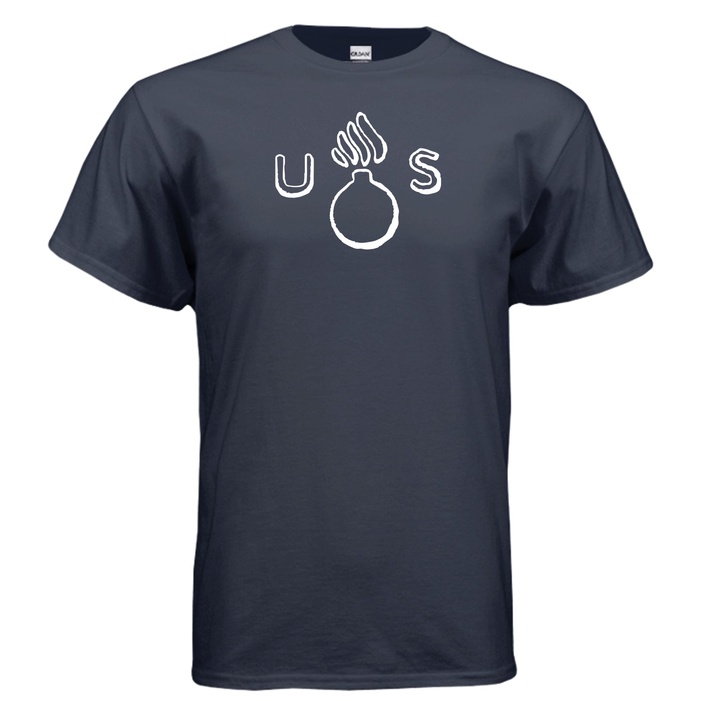 WWII US Flaming Bomb T Shirt