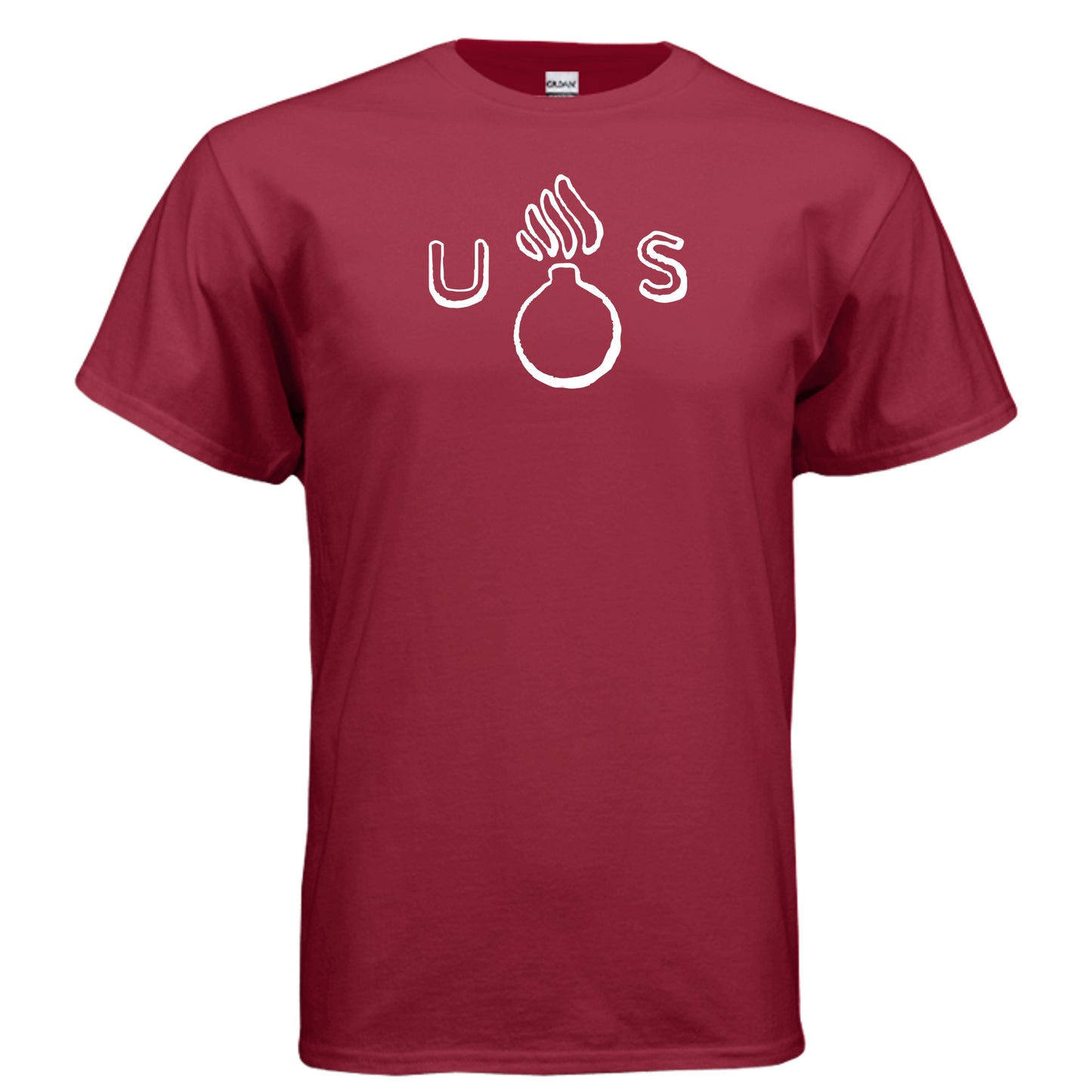 WWII US Flaming Bomb T Shirt