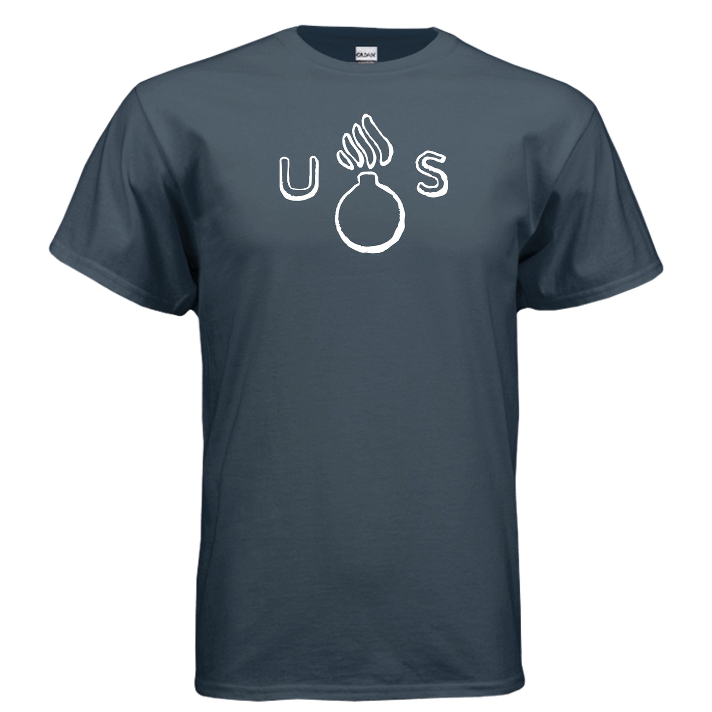 WWII US Flaming Bomb T Shirt