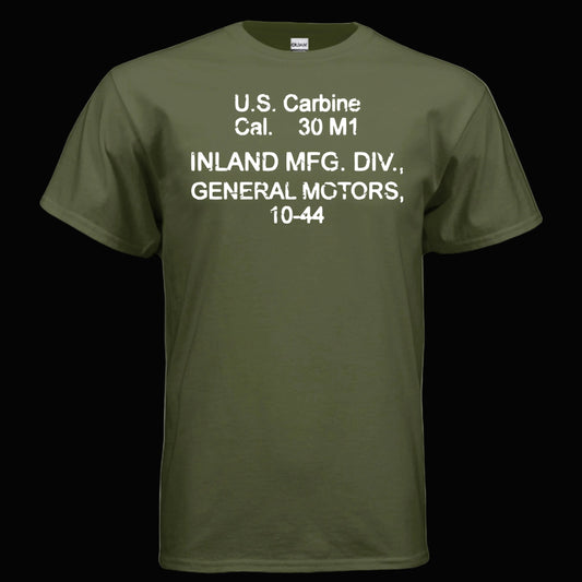 Inland M1 Carbine Receiver Stamp T Shirt