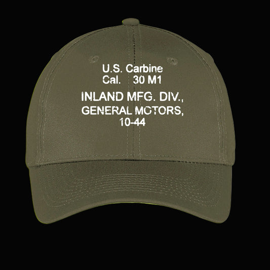 WWII Inland M1 Carbine Receiver Stamp Hat Cap