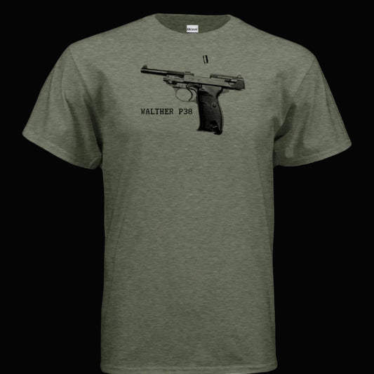 German WWII P38 Pistol T Shirt
