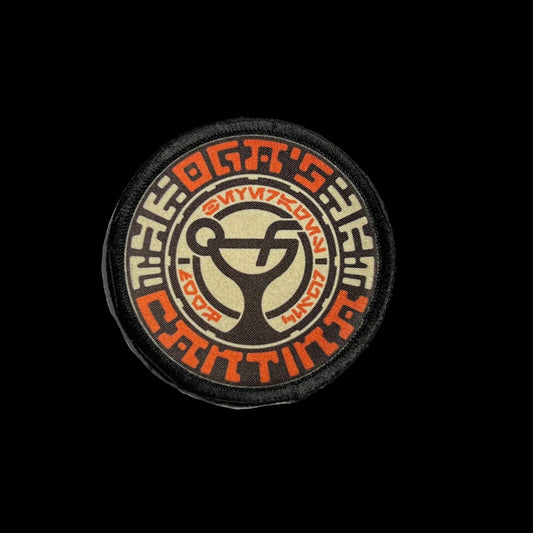 Oga's Cantina Coaster From Galaxy's Edge Star Wars Veclro Morale Patch