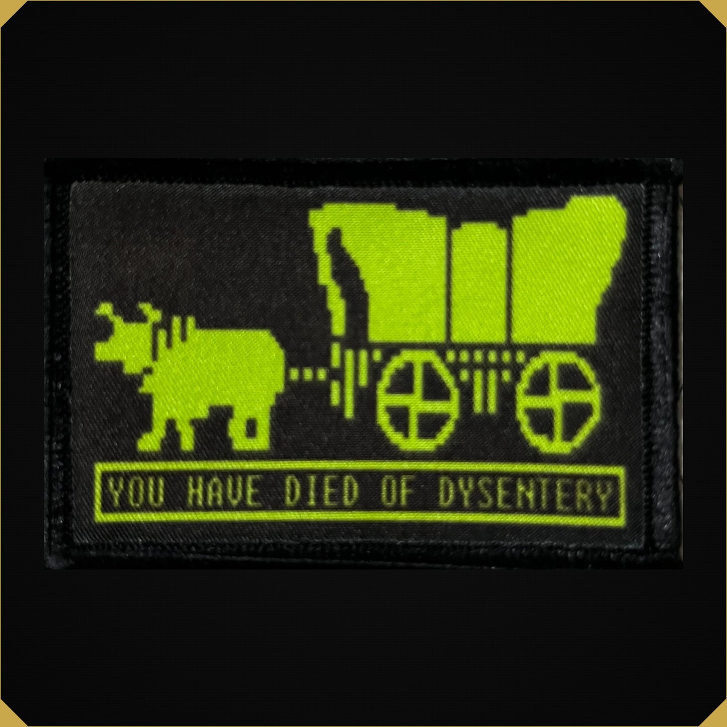 Oregon Trail You Have Died of Dysentery Morale Patch