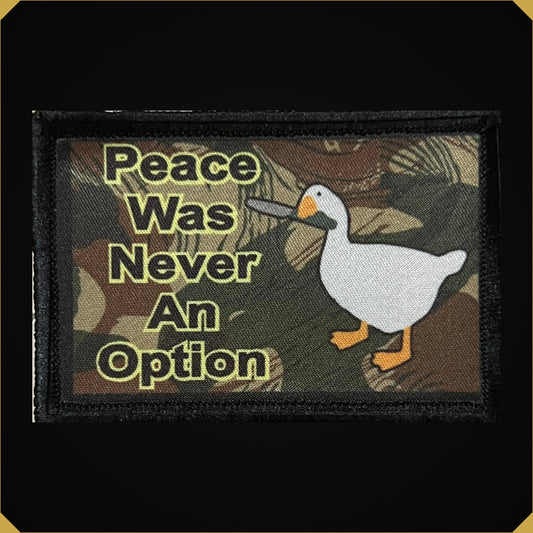 Peace Was Never an Option Morale Patch