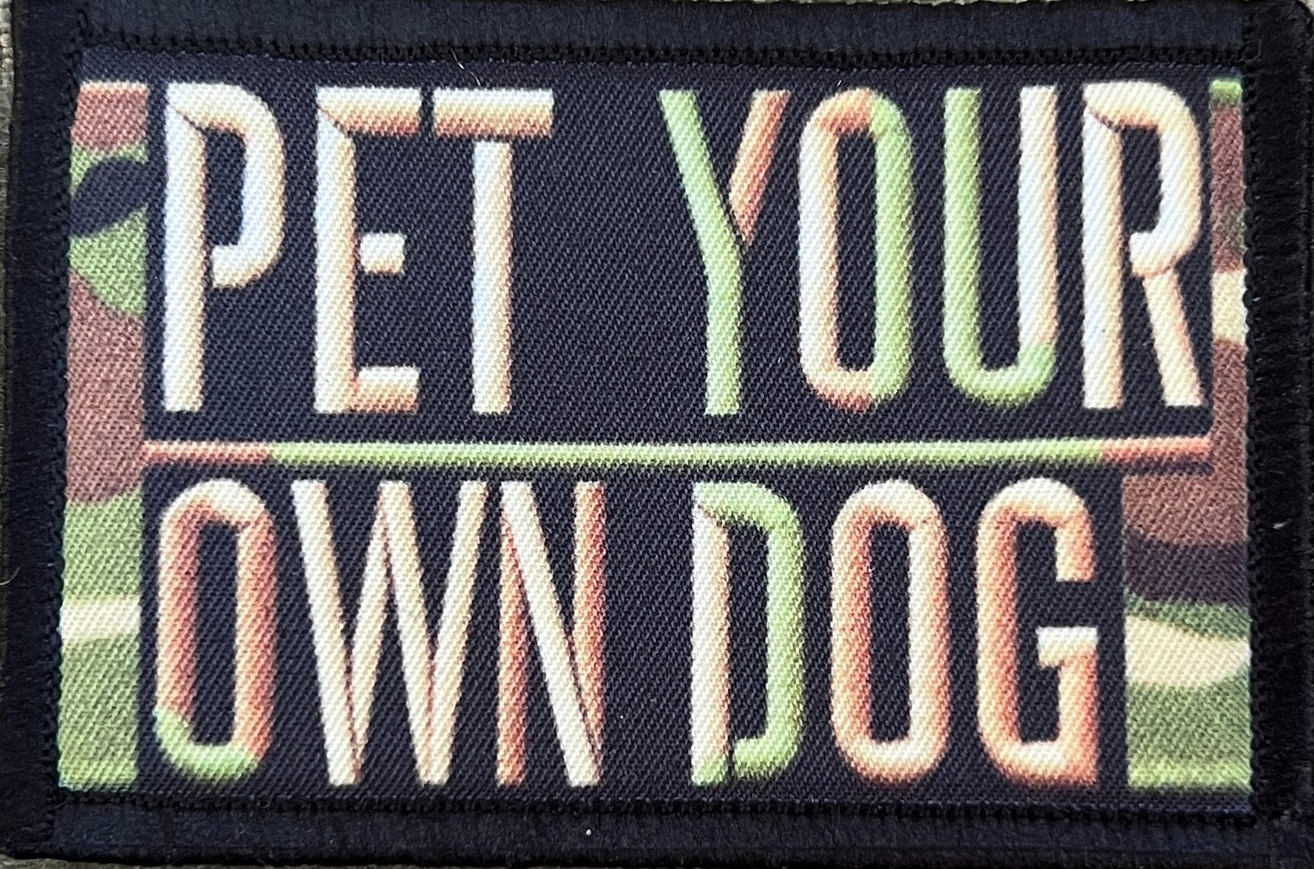 Pet your own Dog K9 Service dog morale patch