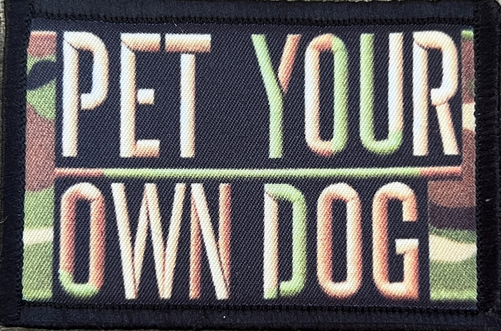 Pet your own Dog K9 Service dog morale patch