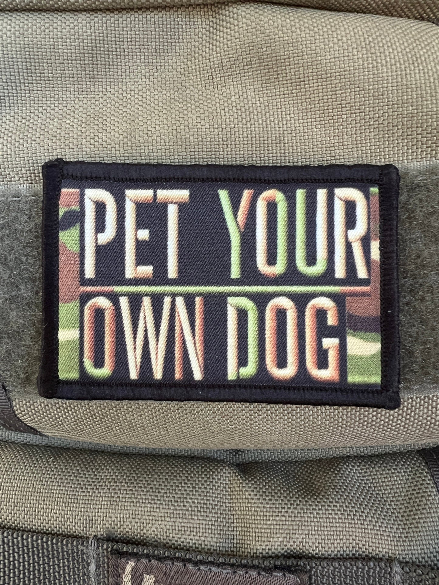 Pet your own Dog K9 Service dog morale patch