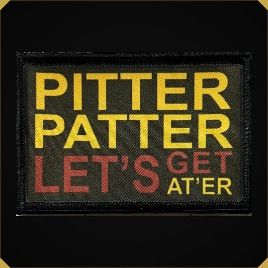 Pitter Patter Morale Patch 2x3"