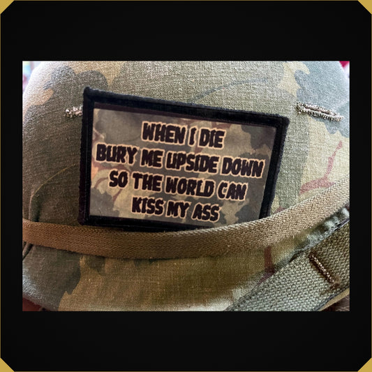 Platoon Movie "When I Die Bury Me Face Down" Morale Patch