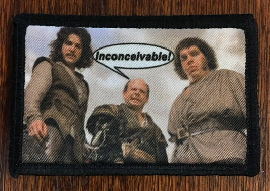 Princess Bride ' Inconceivable ' Morale Patch Morale Patches Redheaded T Shirts 