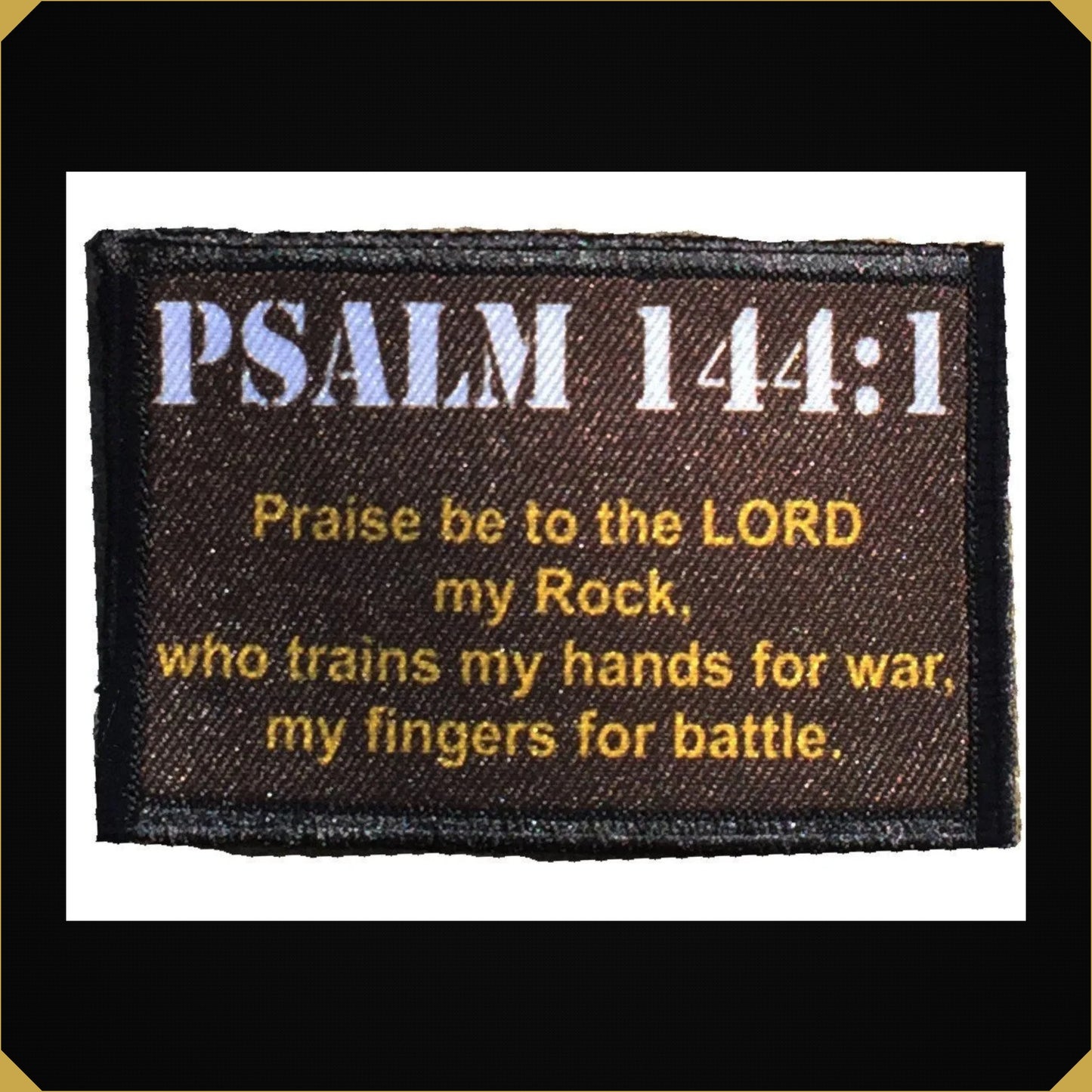 Psalm 144:1 Morale Patch