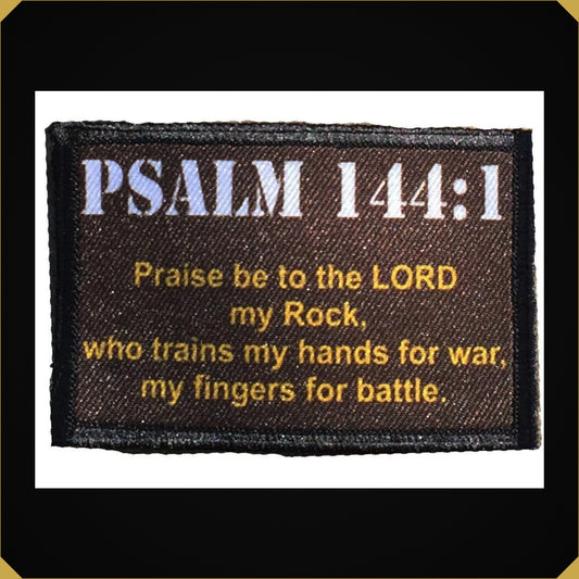 Psalm 144:1 Morale Patch