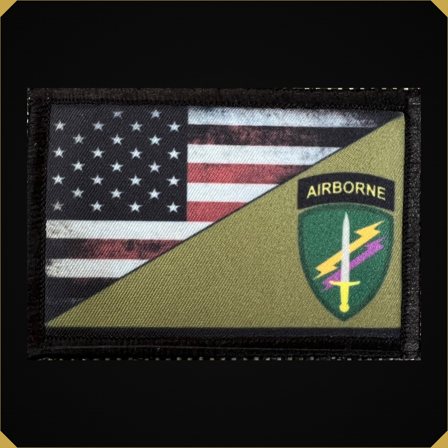 PSYOPS USACAPOC / USA Flag Morale Patch