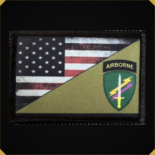 PSYOPS USACAPOC / USA Flag Morale Patch